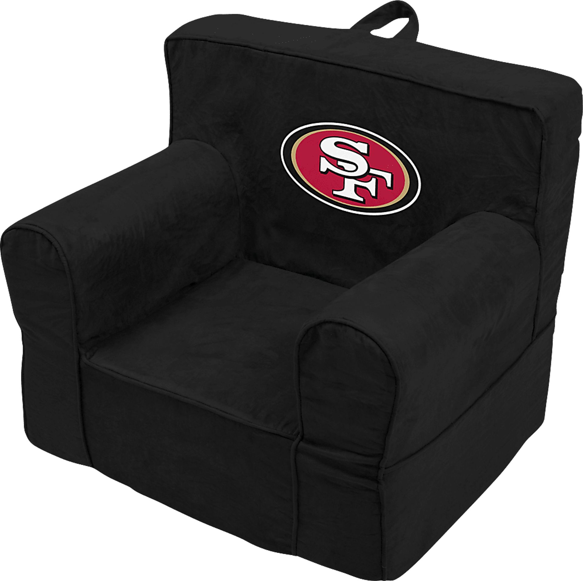 Kids San Francisco 49ers Black Chair - Image 1