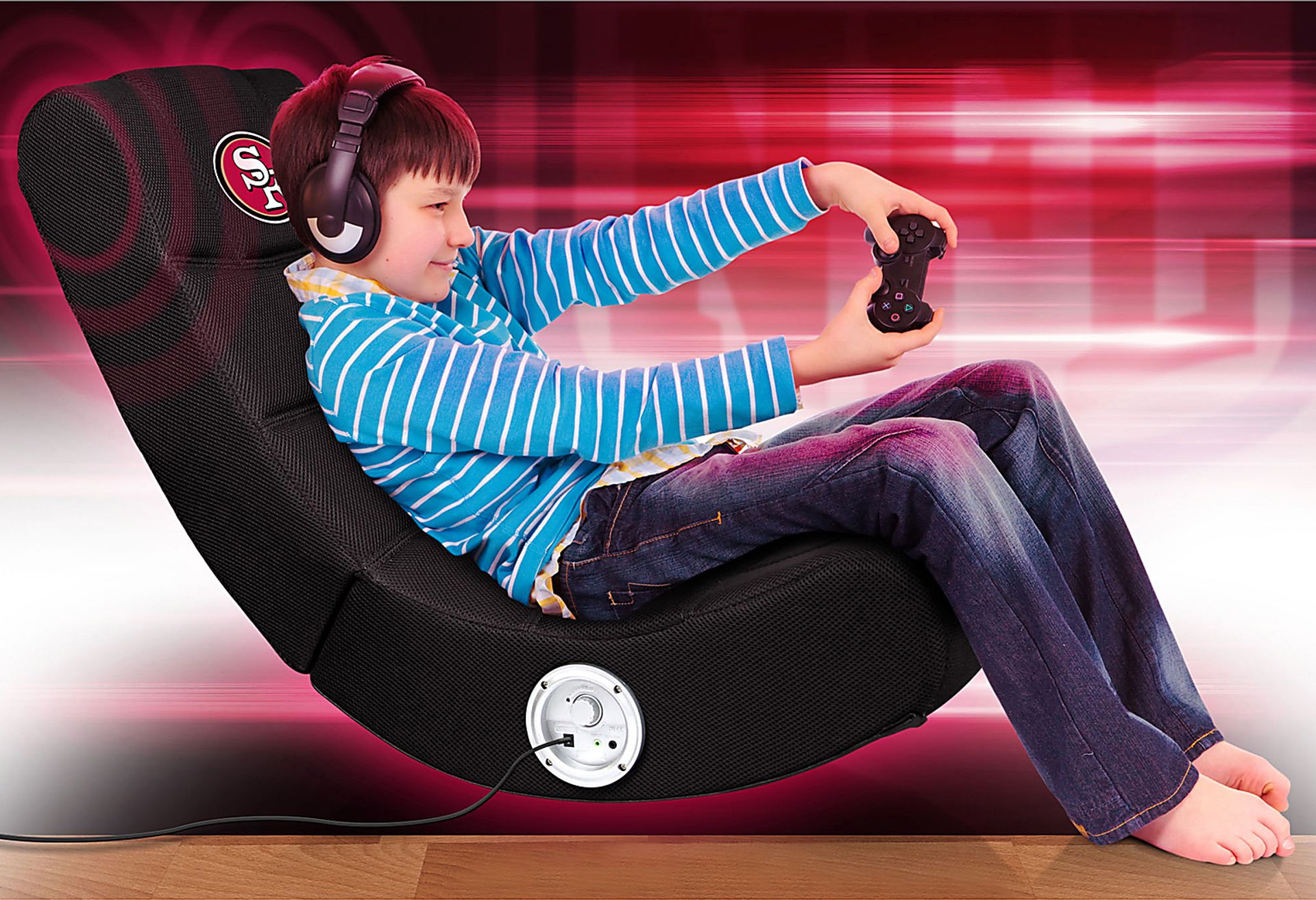 Kids San Francisco 49ers Gaming Rocker - Image 5