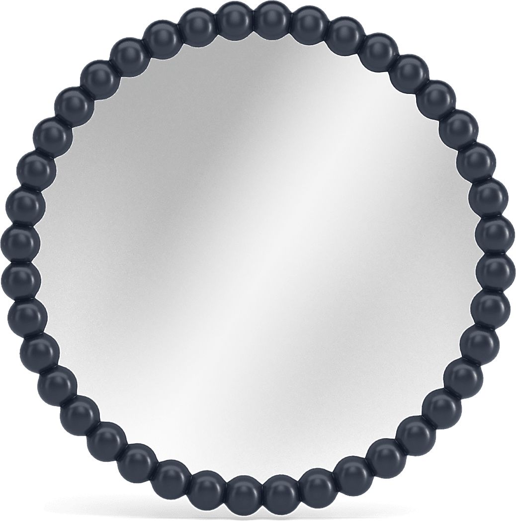 Kids San Simeon Blue Round Mirror