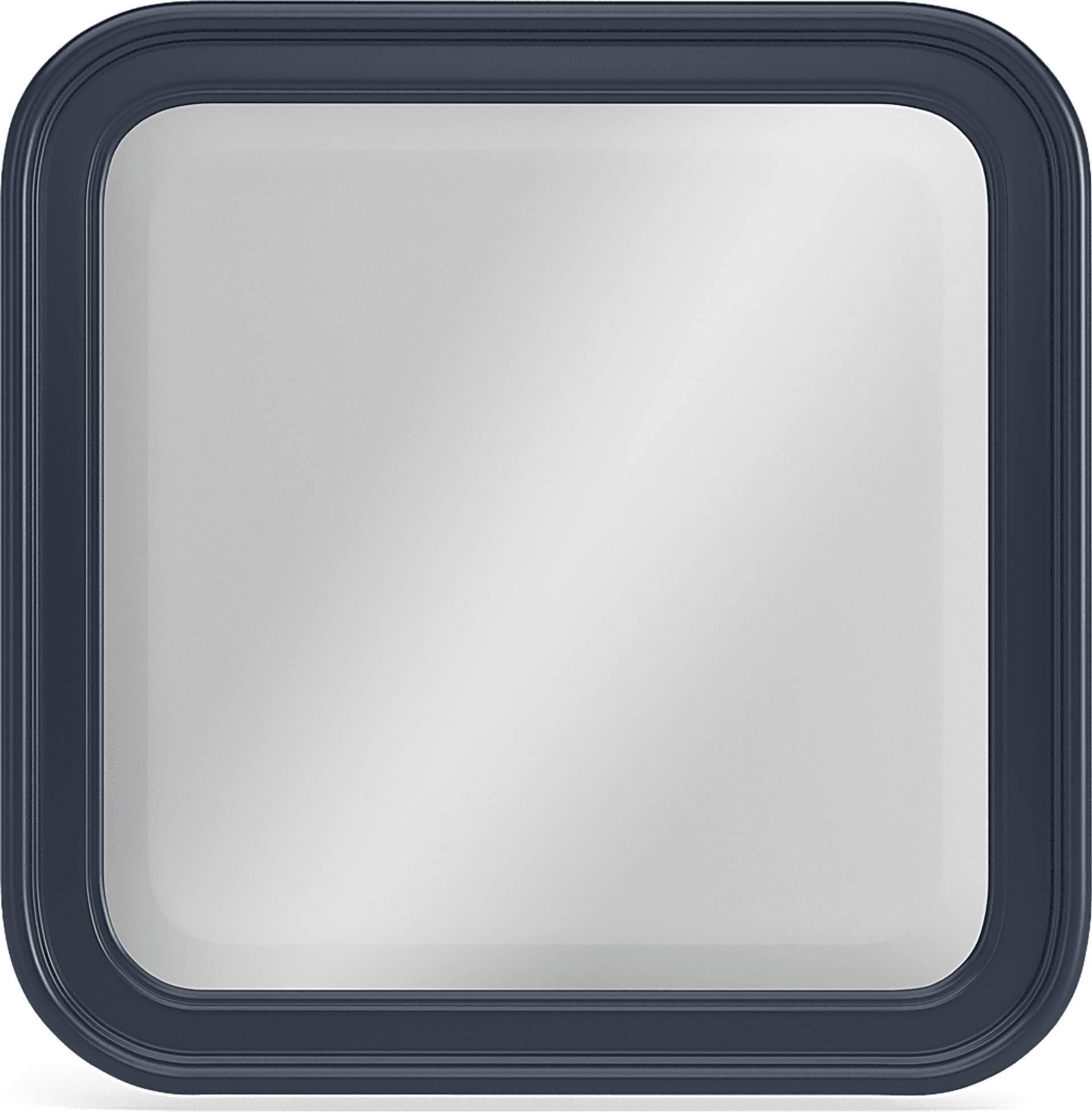 blue square mirror