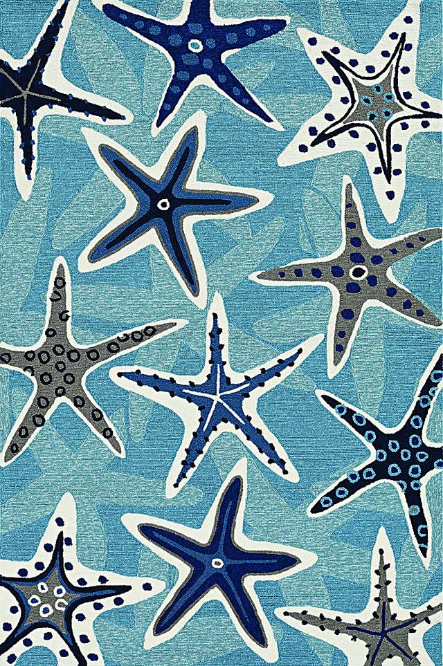 Kids Sandstar Blue 5' x 7'6" Rug - Thumbnail - Image 1