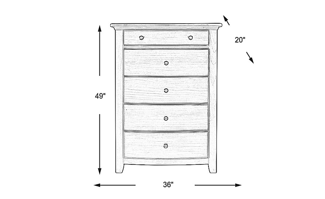 Kids Santa Cruz Brown Cherry Chest