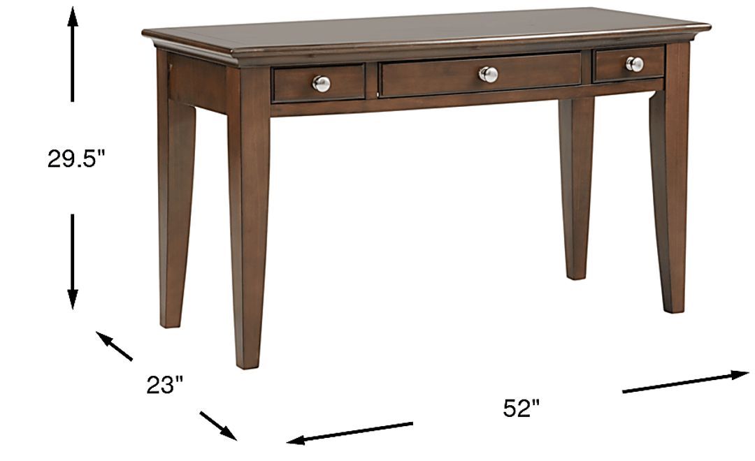 Kids Santa Cruz Brown Cherry Desk