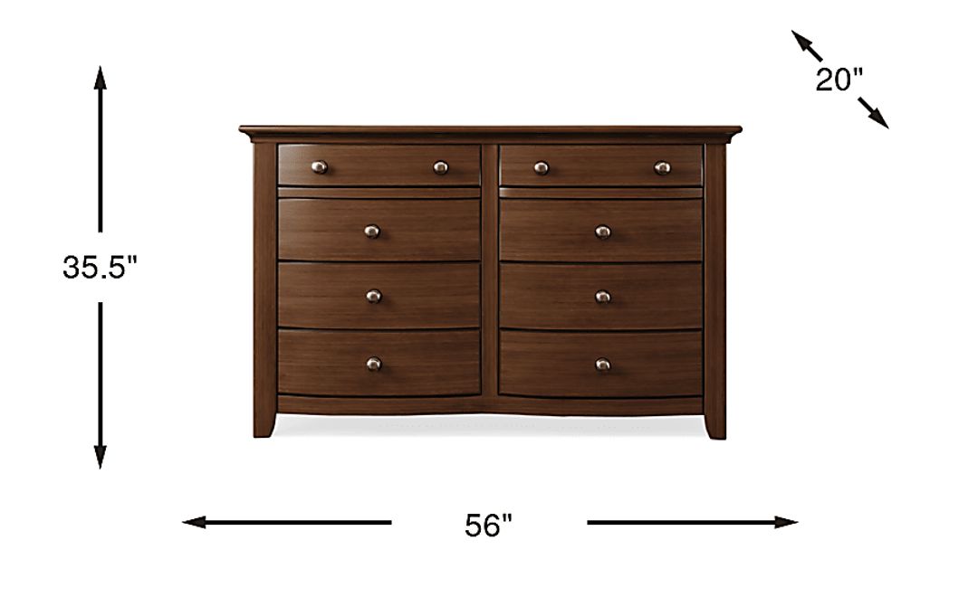 Kids Santa Cruz Brown Cherry Dresser