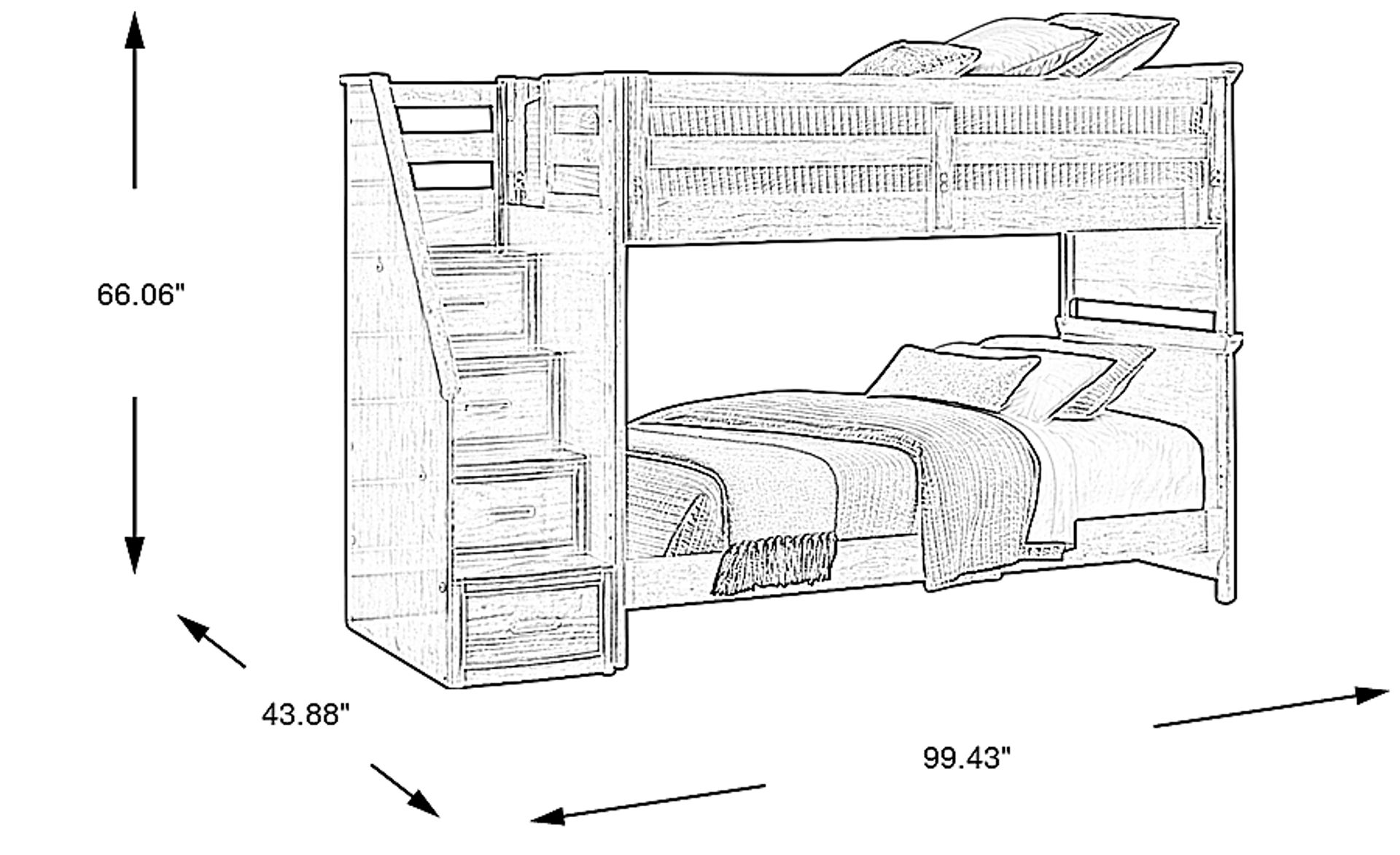 Dimension Image. Please refer to the Dimension Tab on this page for dimension details.