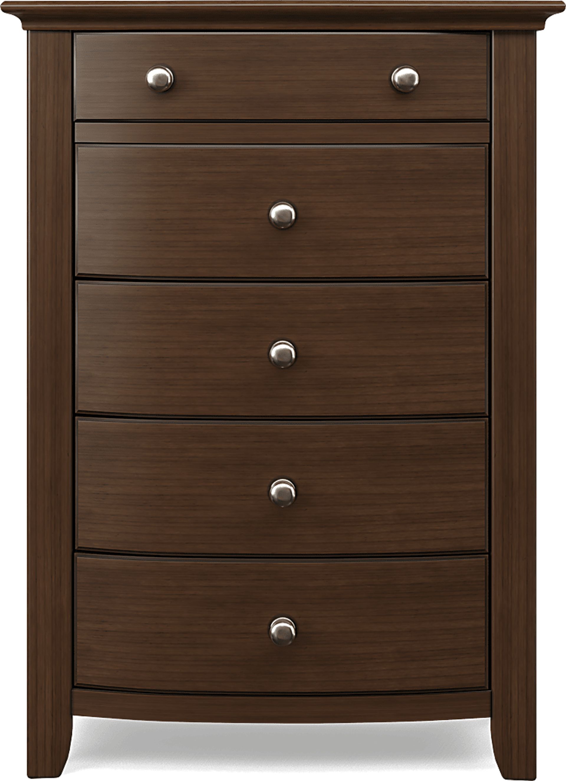 Kids Santa Cruz Brown Cherry Bedroom with Batter Up Stained Full Baseball Bat Bed - Image 6