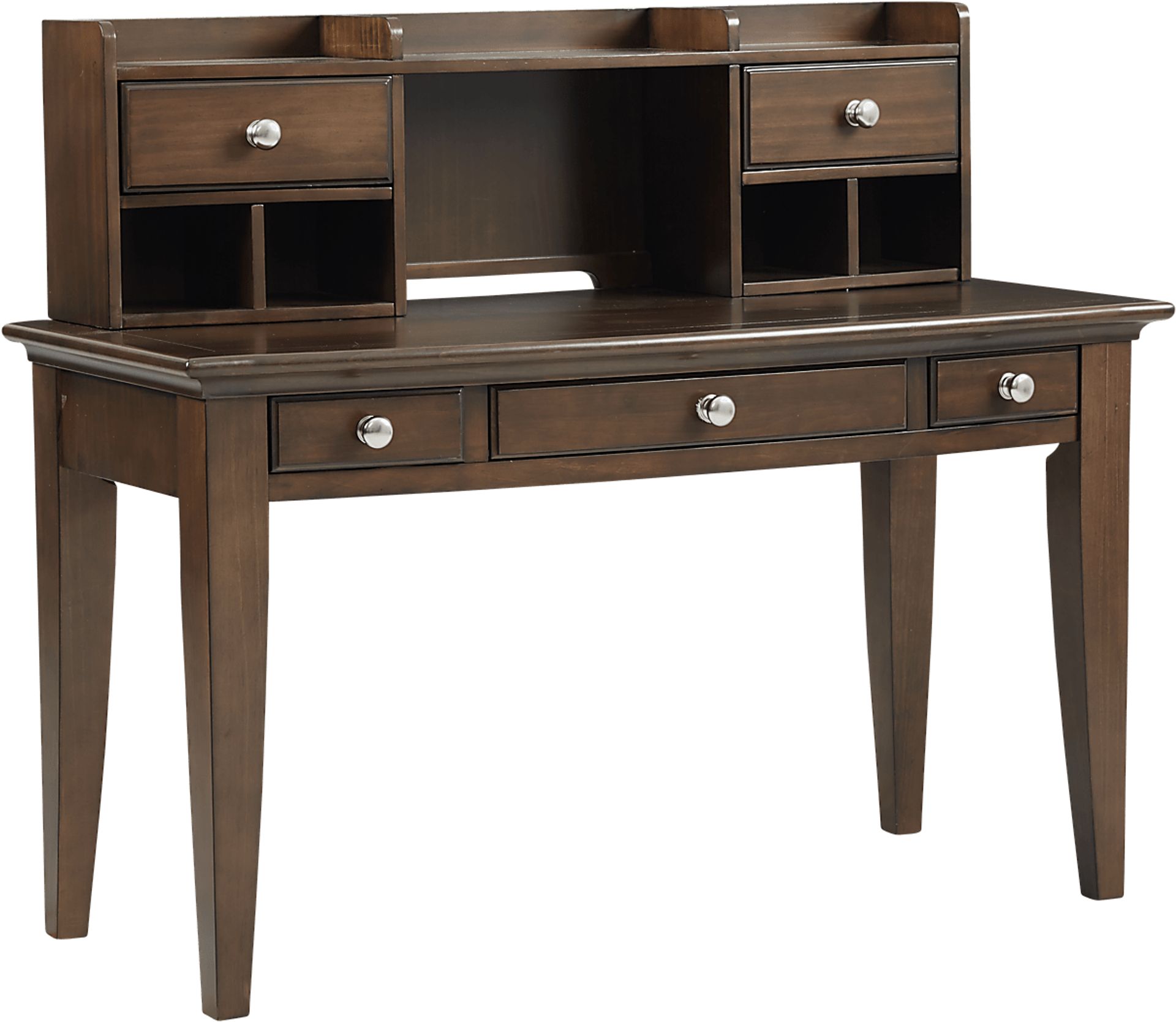 Kids Santa Cruz Cherry Desk & Hutch - Image 1