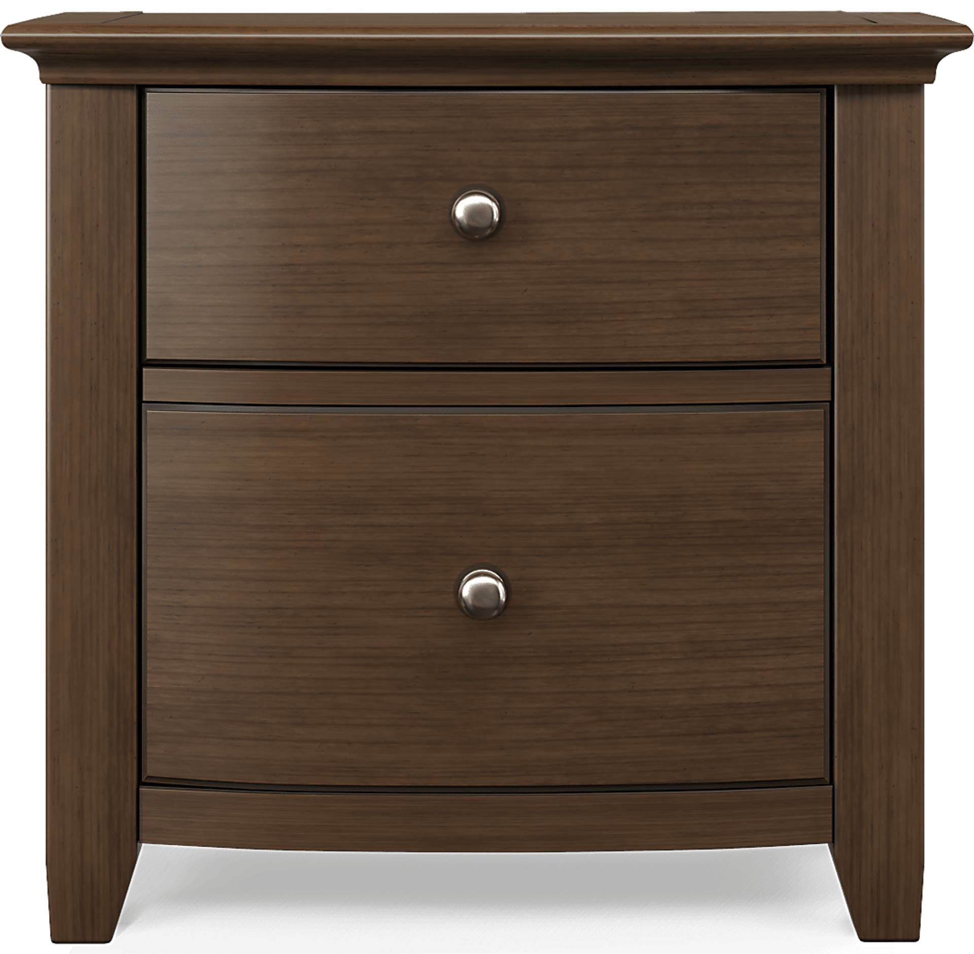 brown cherry nightstand