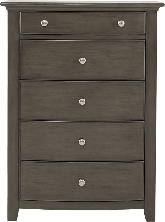 Kids Santa Cruz Gray 5 Pc Full Panel Bedroom - Thumbnail - Image 5