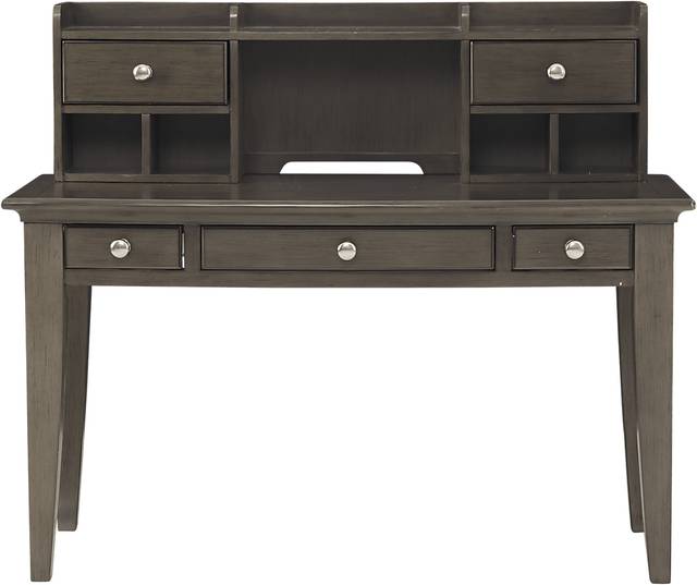 Kids Santa Cruz Gray Desk & Hutch - Thumbnail - Image 1