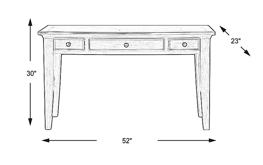 Kids Santa Cruz Gray Desk