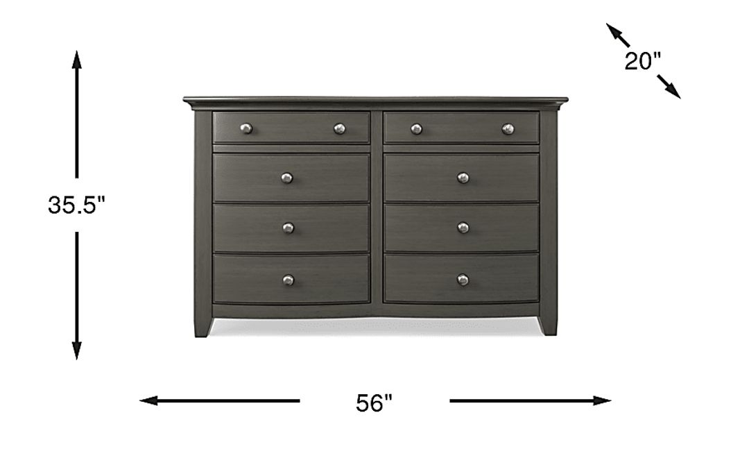Kids Santa Cruz Gray Dresser