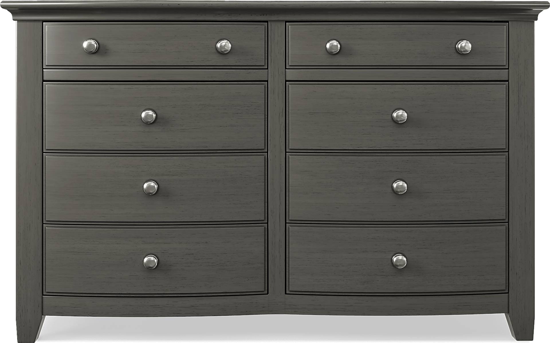 gray dresser