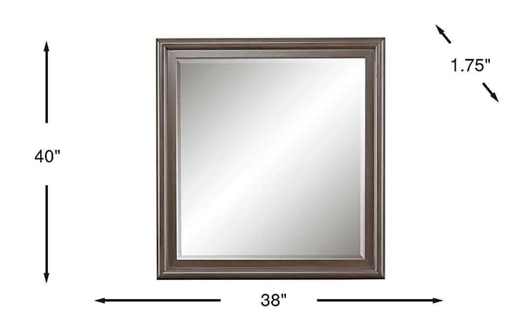 Kids Santa Cruz Gray Mirror