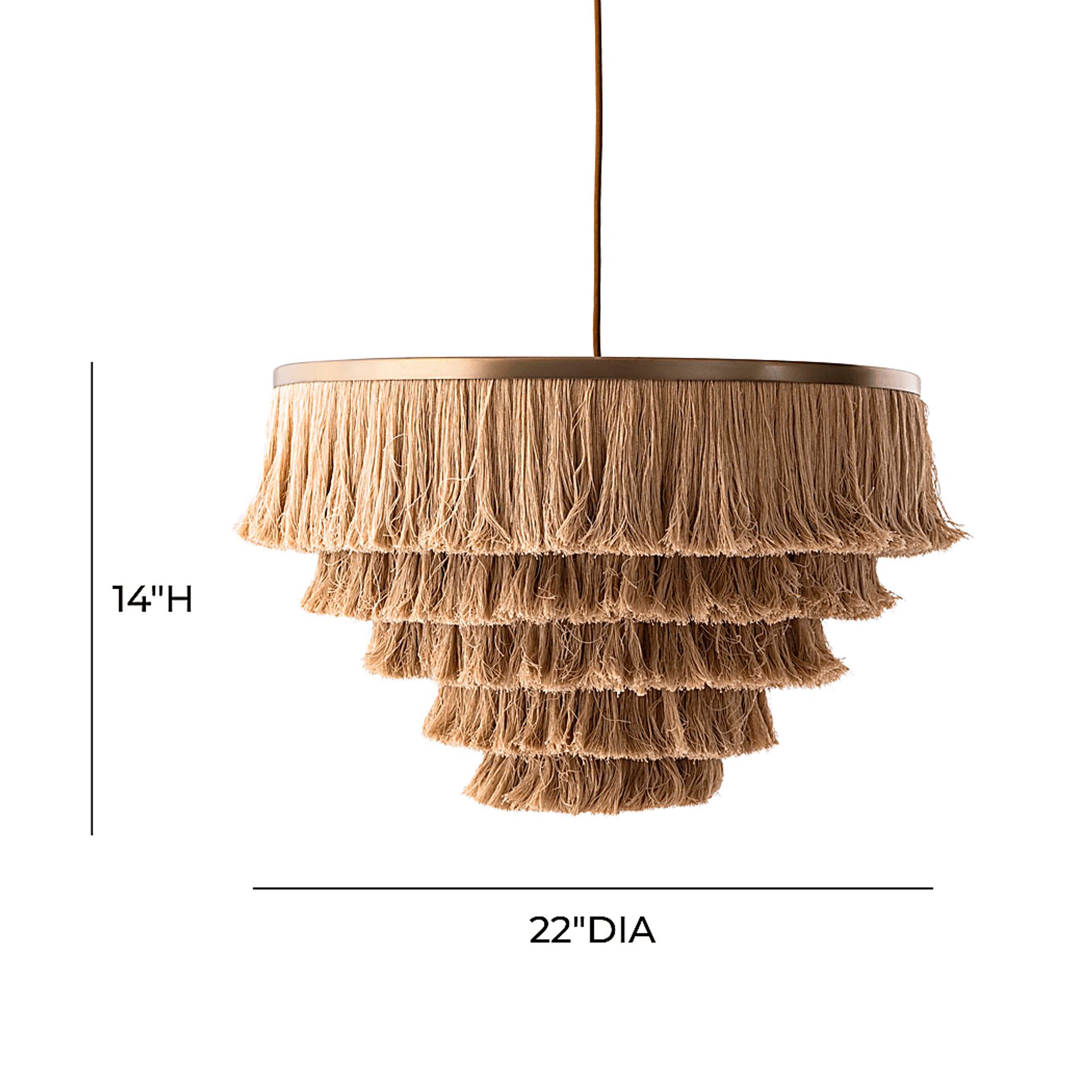 Kids Saraly Natural Chandelier - Image 6