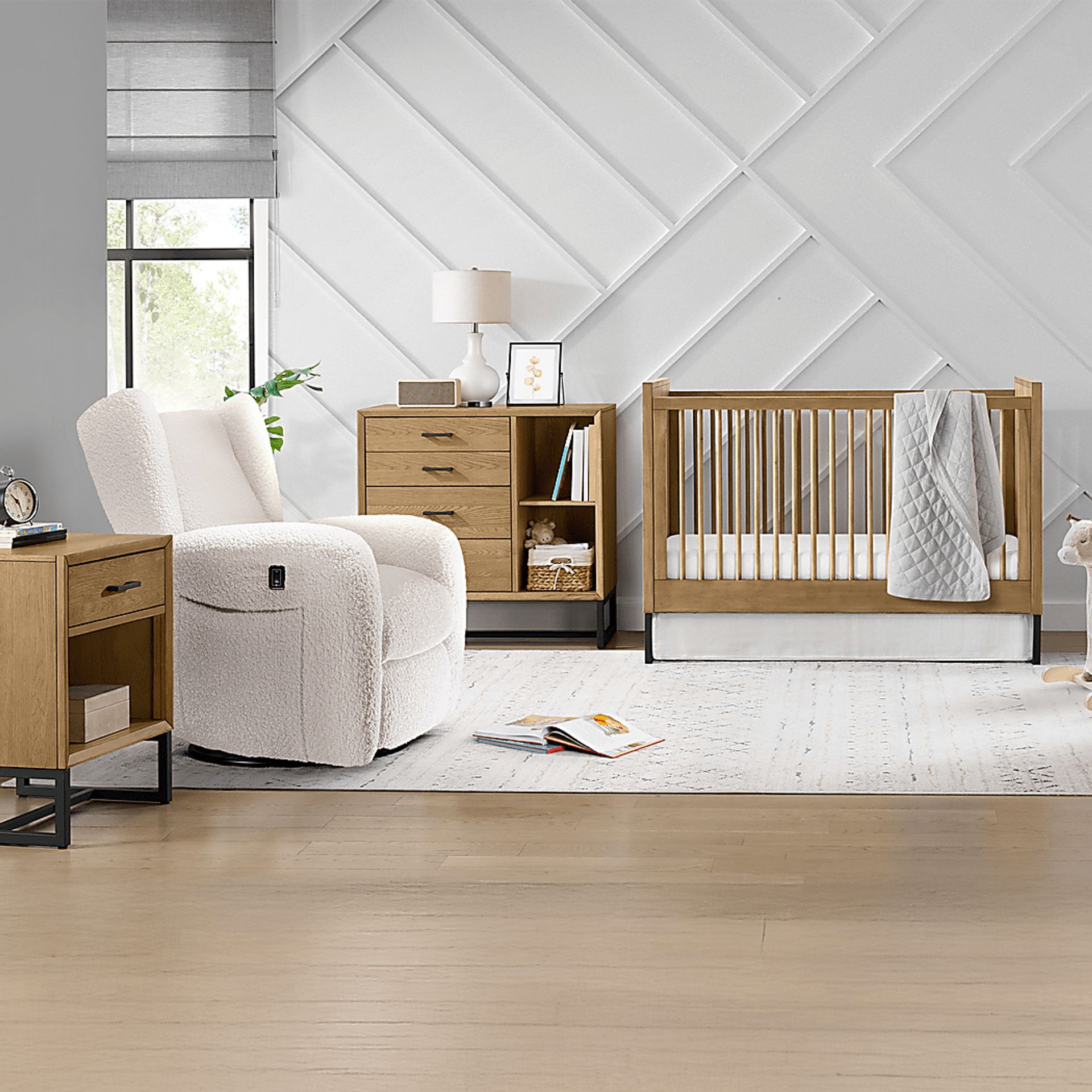 Kids Sauge Brown Convertible Crib - Image 2