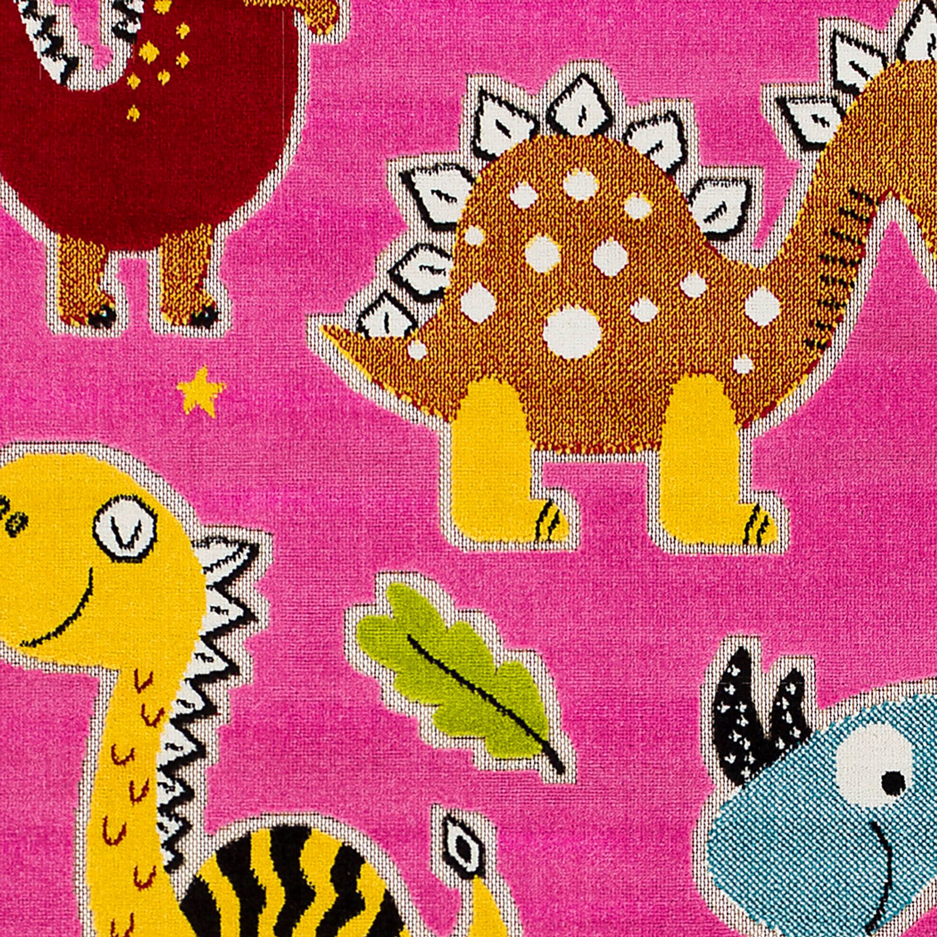 Kids Saurs Party Pink 7' x 9' Rug - Image 7