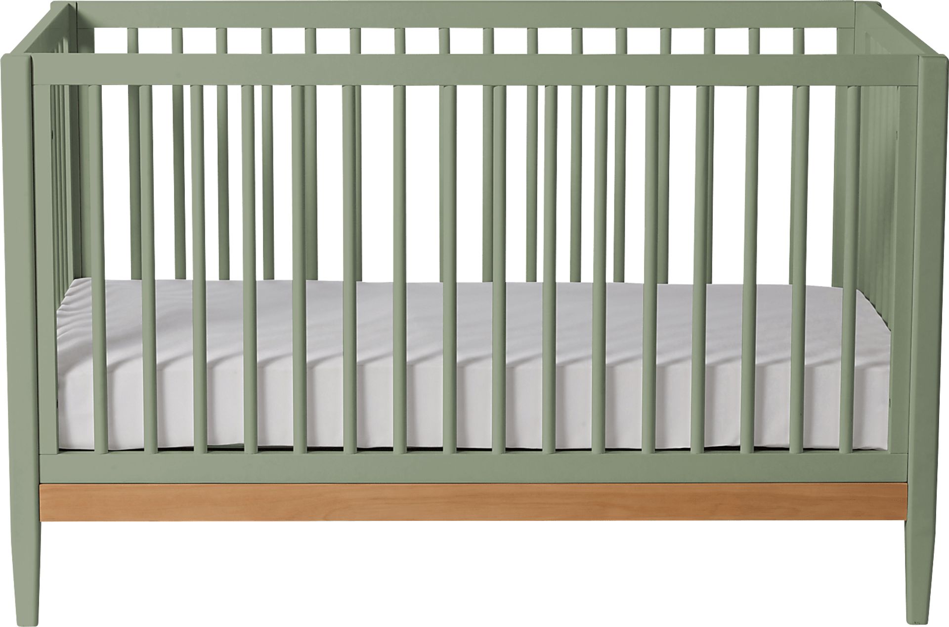 Kids Scola Green/Natural Convertible Crib - Image 6