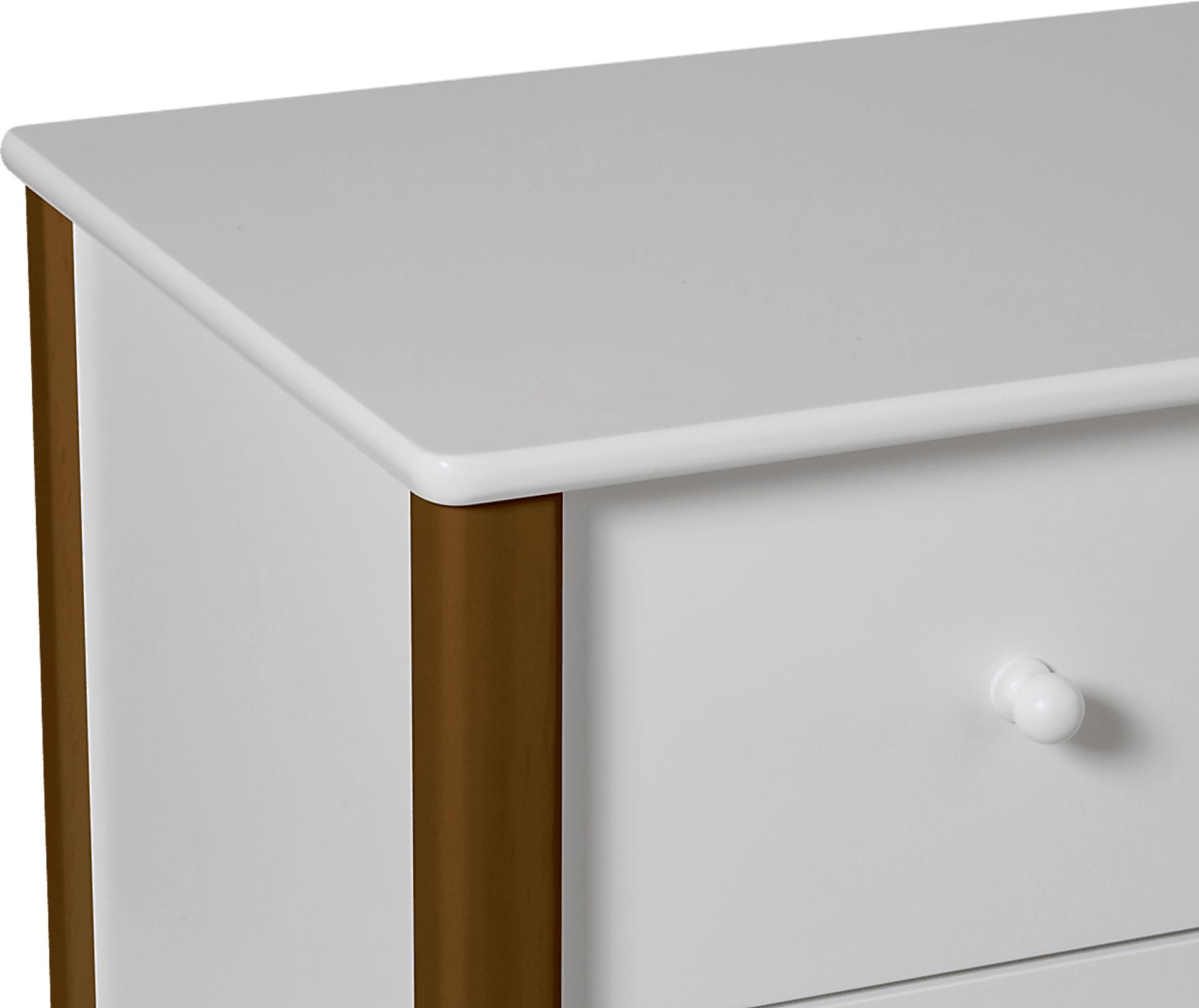 Kids Scola White/Brown 3 Drawer Dresser - Image 8