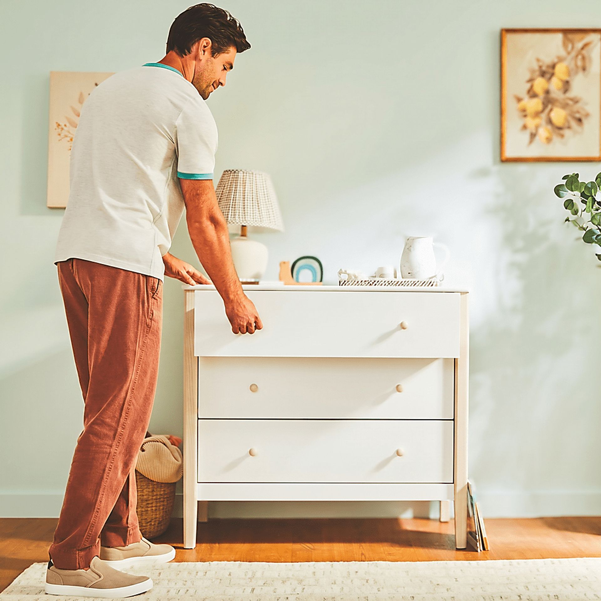 Kids Scola White/Washed 3 Drawer Dresser - Image 8