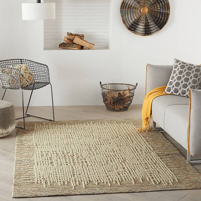 Kids Scribbley Beige 5' x 7' Rug - Thumbnail - Image 8