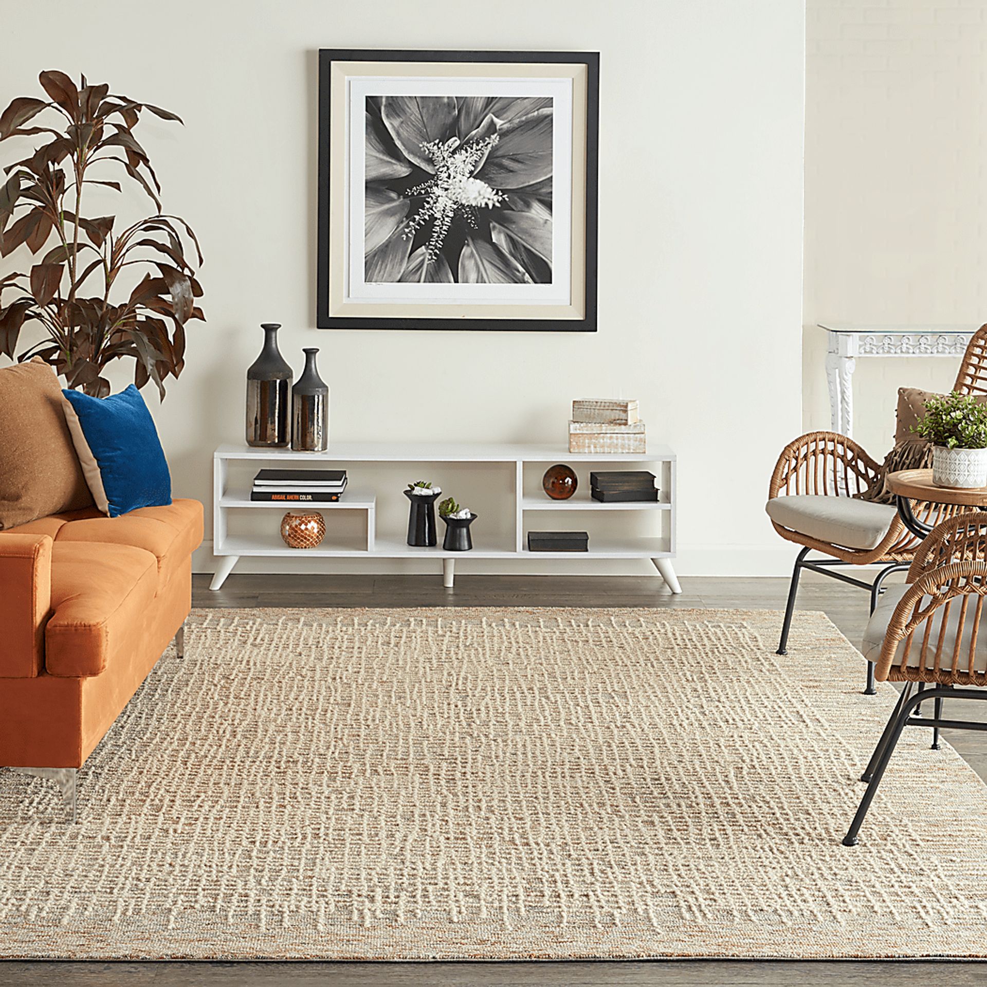 Kids Scribbley Beige 8' x 10' Rug - Image 8