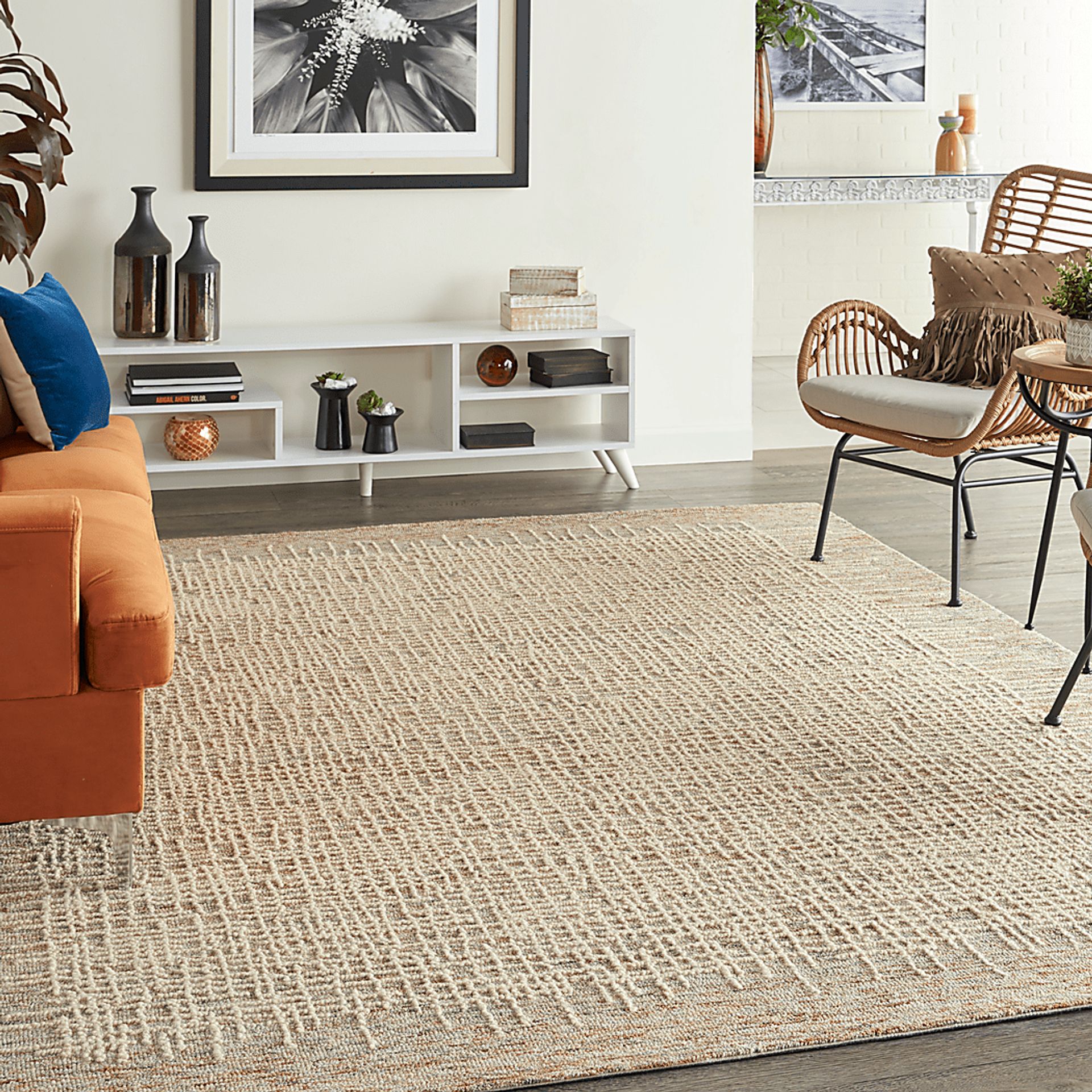 Kids Scribbley Beige 8' x 10' Rug - Image 9