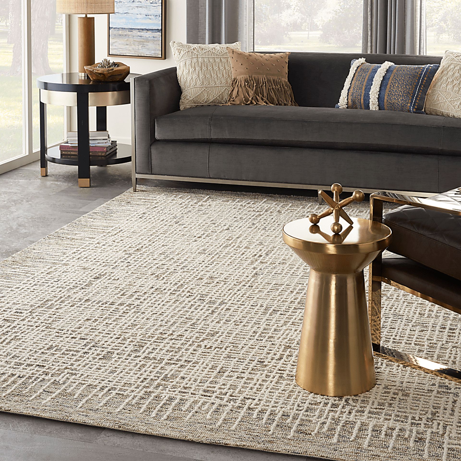 Kids Scribbley Ivory 8' x 10' Rug - Image 8