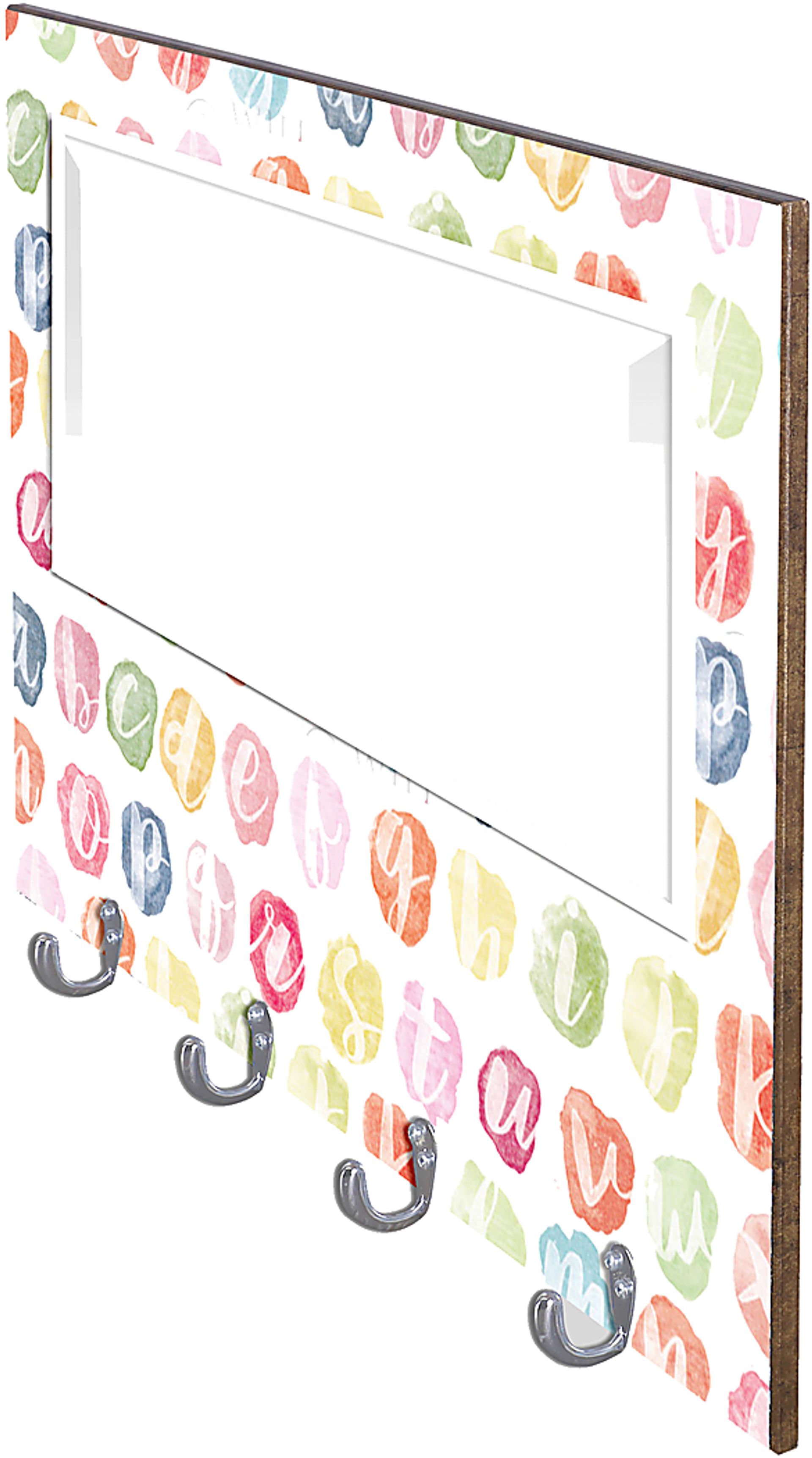 Kids Seeing Alphabet White Wall Mirror - Image 2