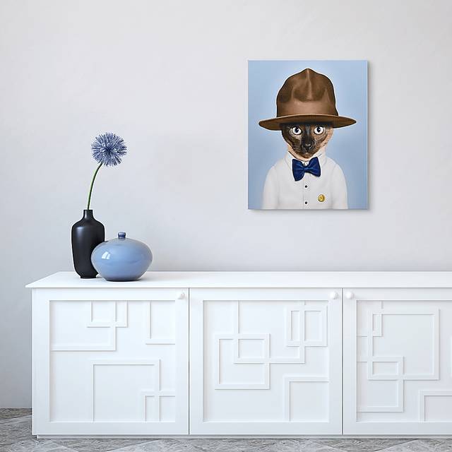 Kids Sensation Pup Purple Wall Art - Thumbnail - Image 4