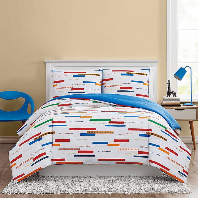Kids Serpentine Stripe Multi 3 Pc Full Comforter Set - Thumbnail - Image 2