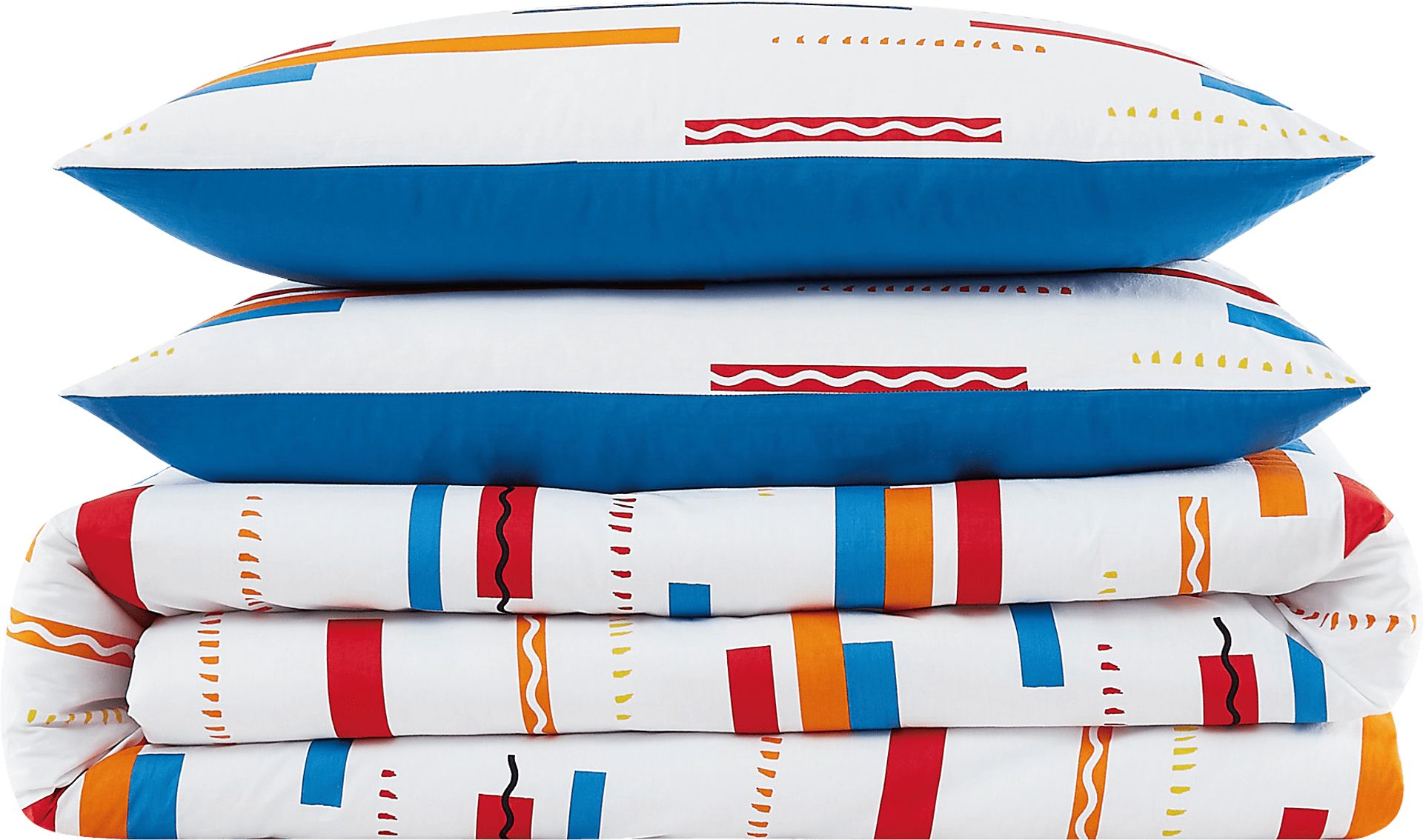 Kids Serpentine Stripe Multi Twin Comforter Set - Image 5
