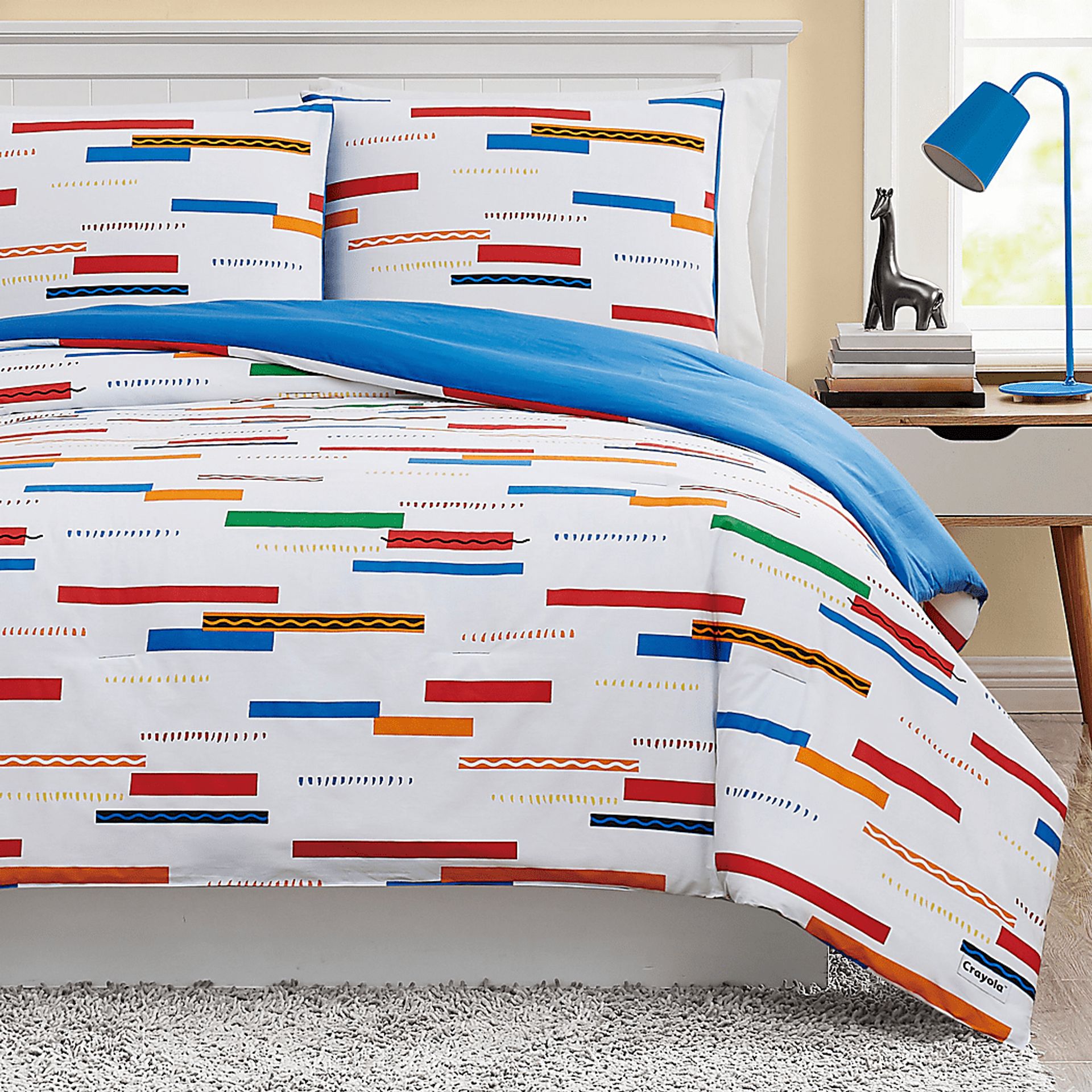 Kids Serpentine Stripe Multi Twin Comforter Set - Image 6