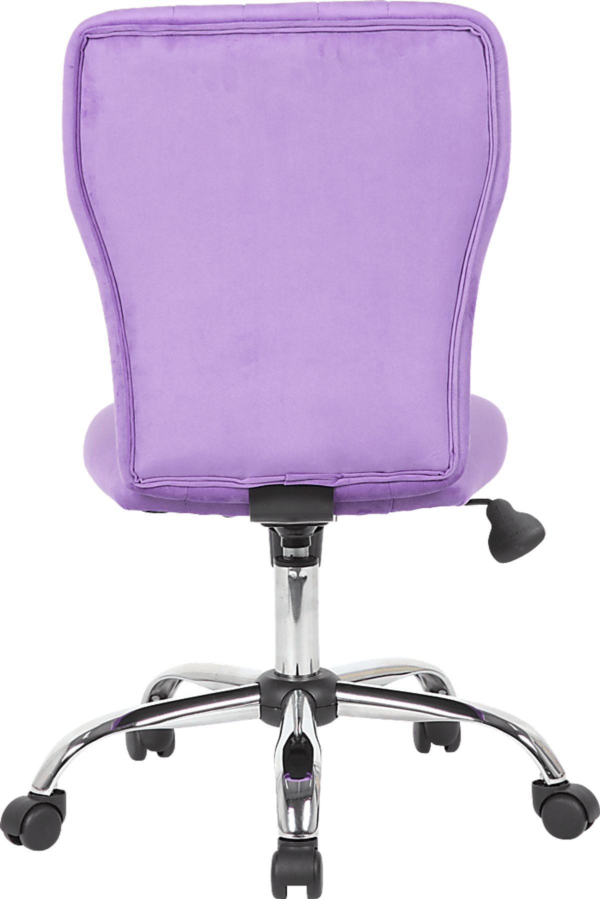 Seychelle Purple Red Velvet Plush Desk Chair | Rooms to Go