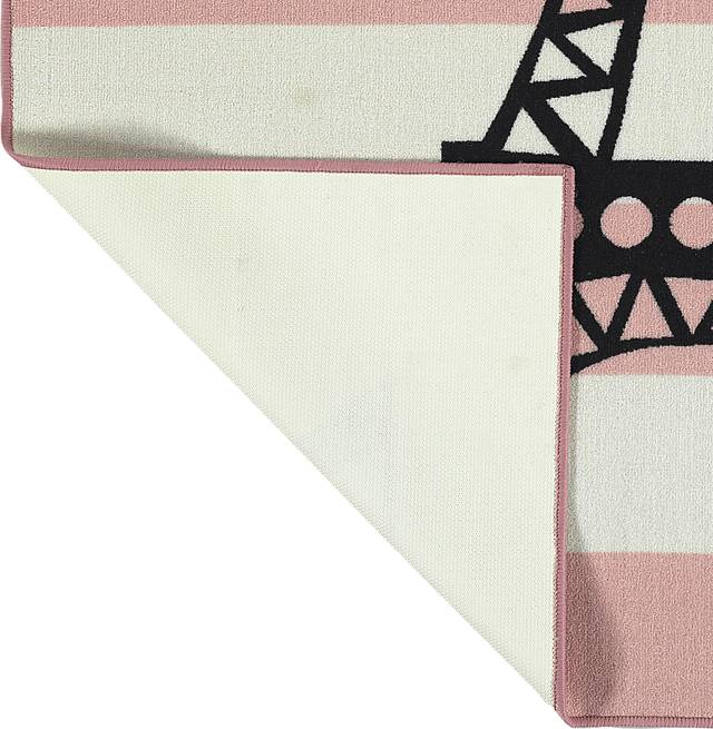 Kids Shedaker Pink 5' x 7' Rug - Thumbnail - Image 4