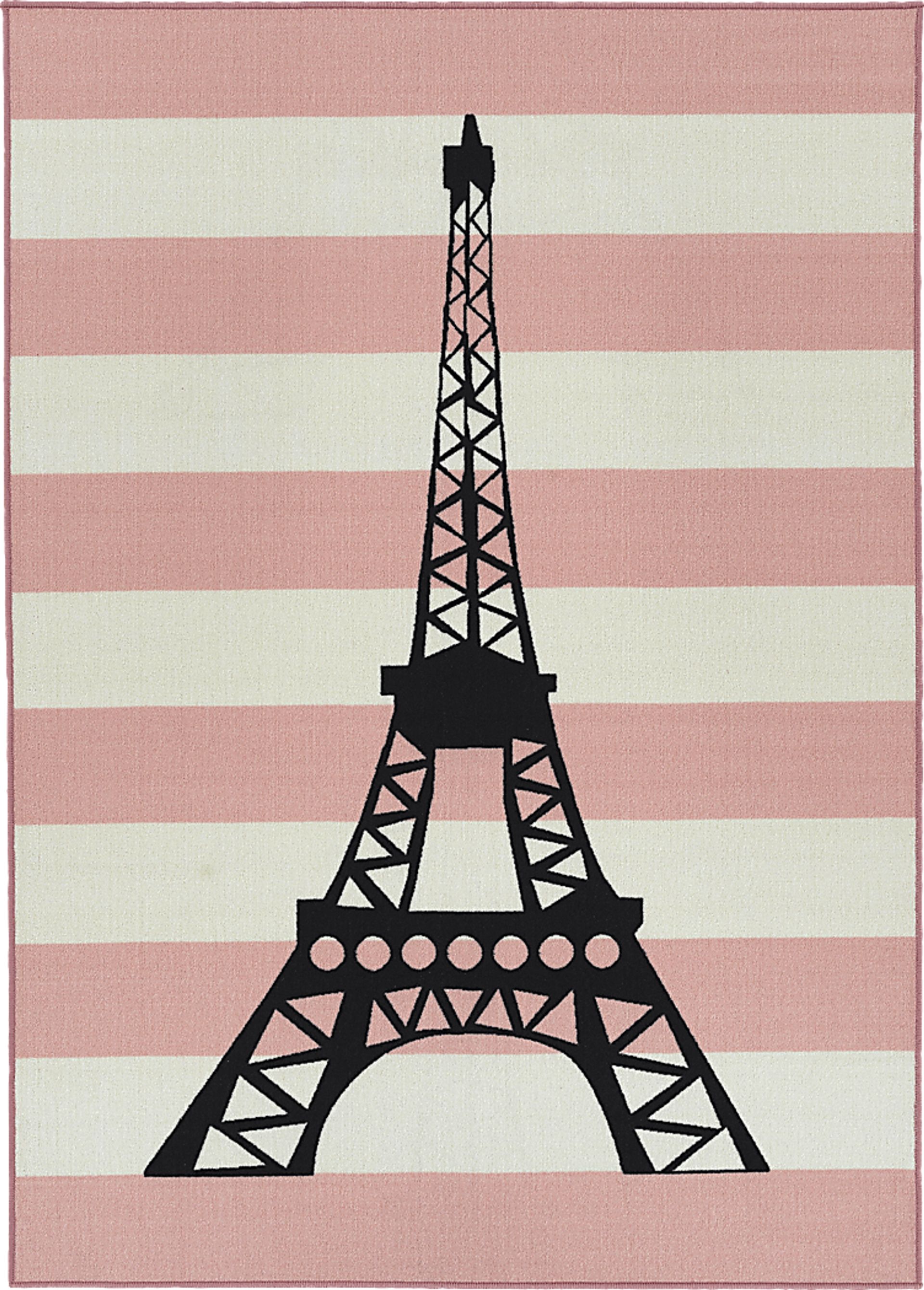Kids Shedaker Pink 7' x 9' Rug - Image 1