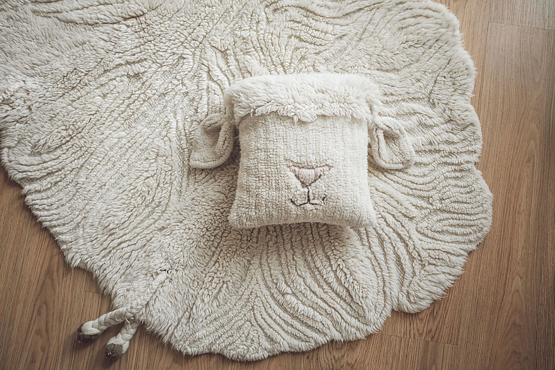 Kids Sheep White Pillow - Image 2