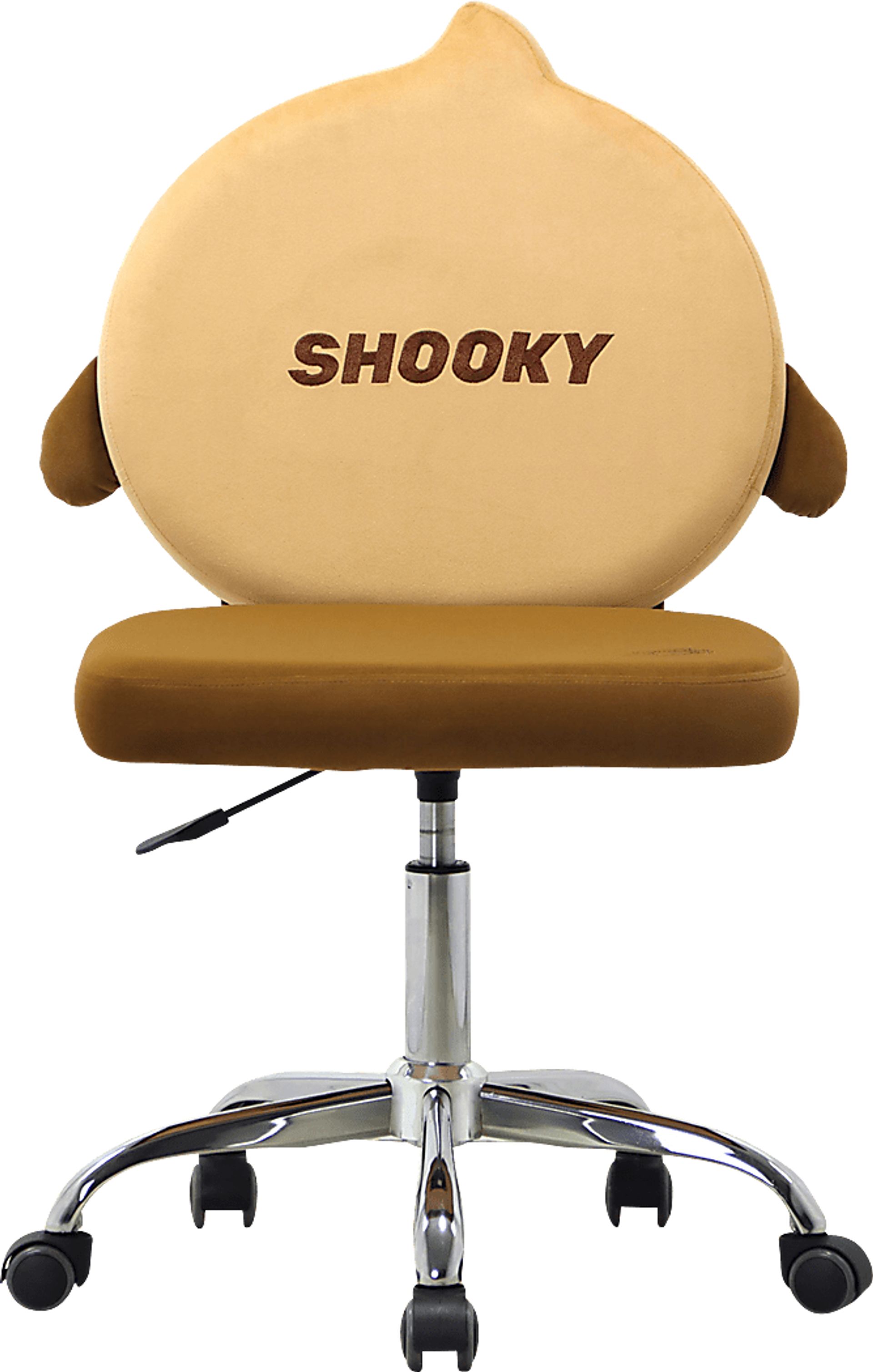 Kids Shooky Brown Swivel Vanity Chair - Image 2