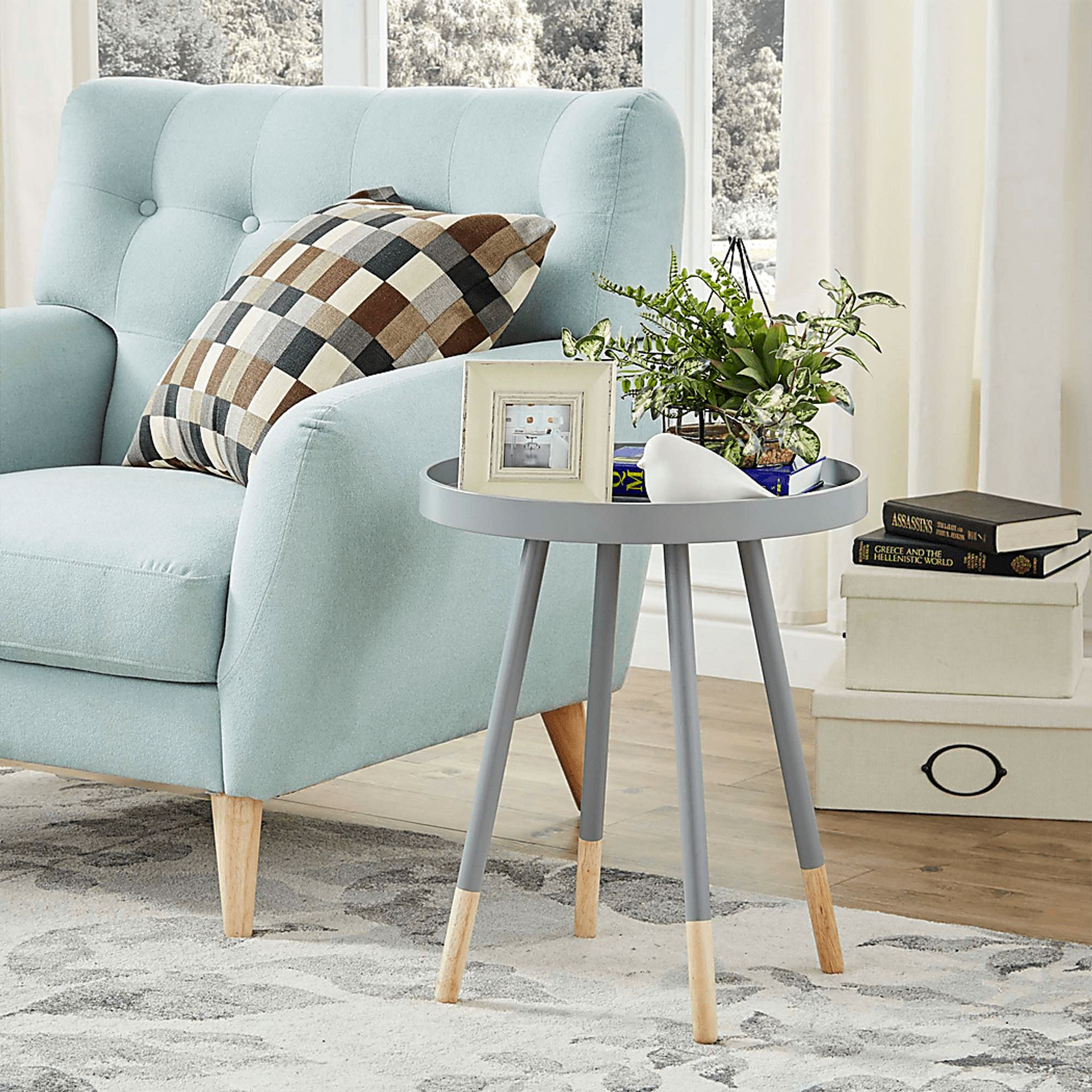 Sibley Lane Gray Accent Table - Image 2