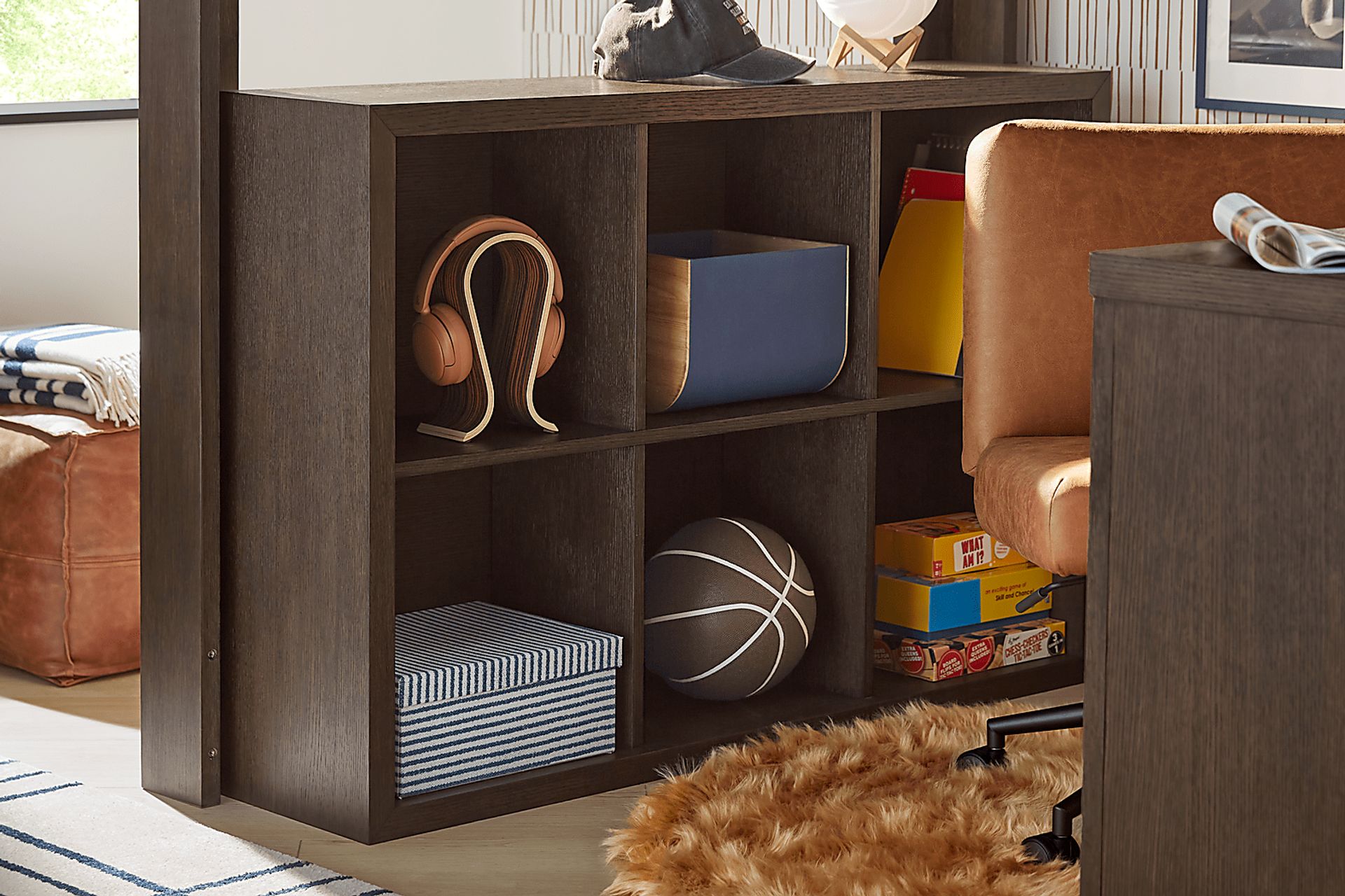 Kids Sierra Summit Brown Oak Bookcase - Image 5