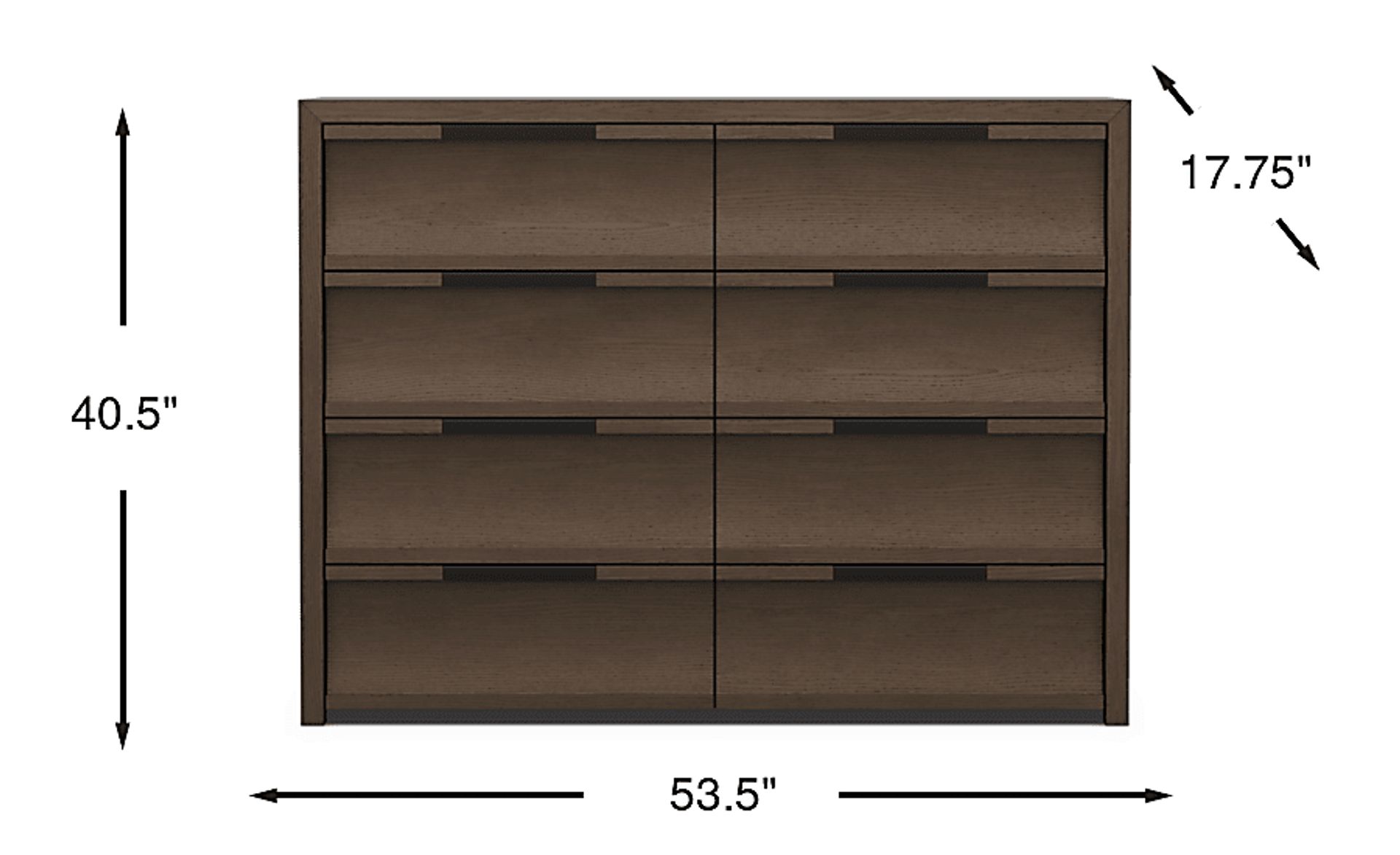 Dimension Image. Please refer to the Dimension Tab on this page for dimension details.