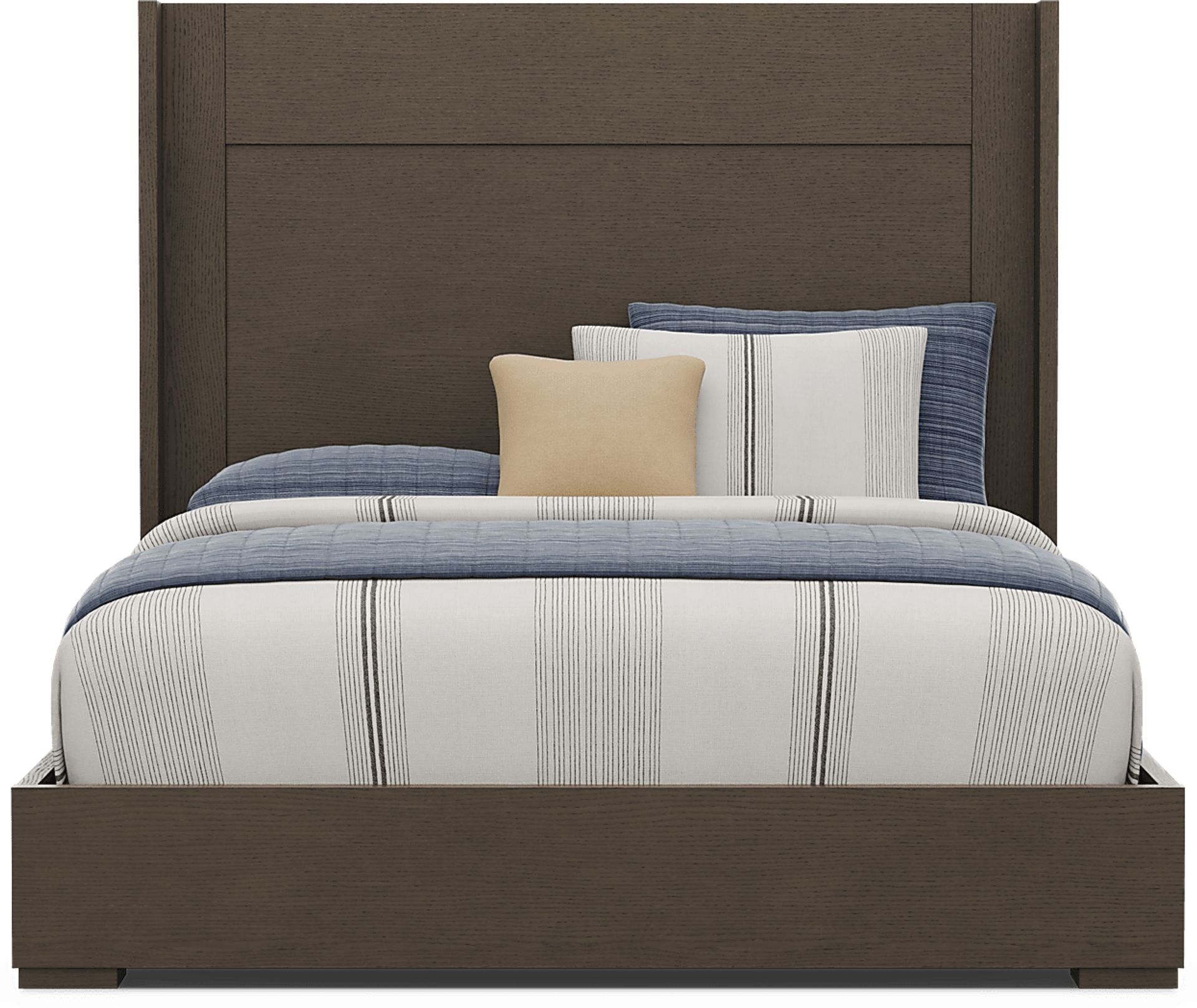 Kids Sierra Summit Brown Oak Full Panel Bed - Image 3
