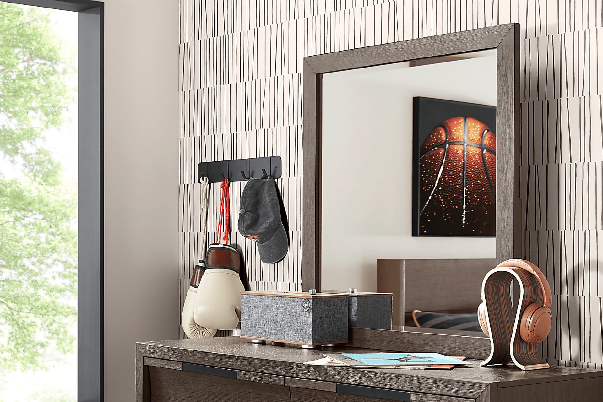 Kids Sierra Summit Brown Oak Twin Panel Bedroom - Image 11
