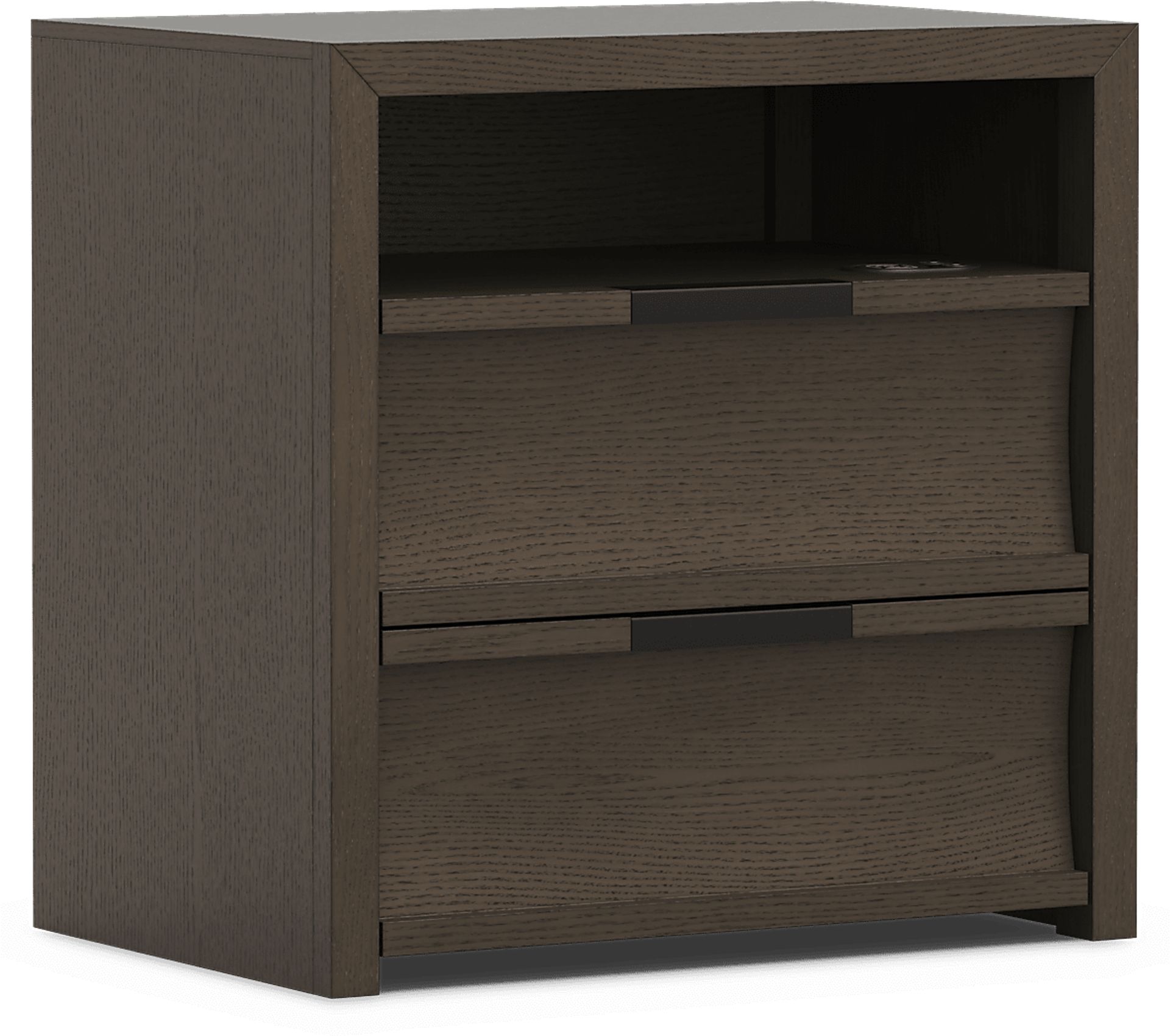 Kids Sierra Summit Brown Oak Nightstand - Image 2