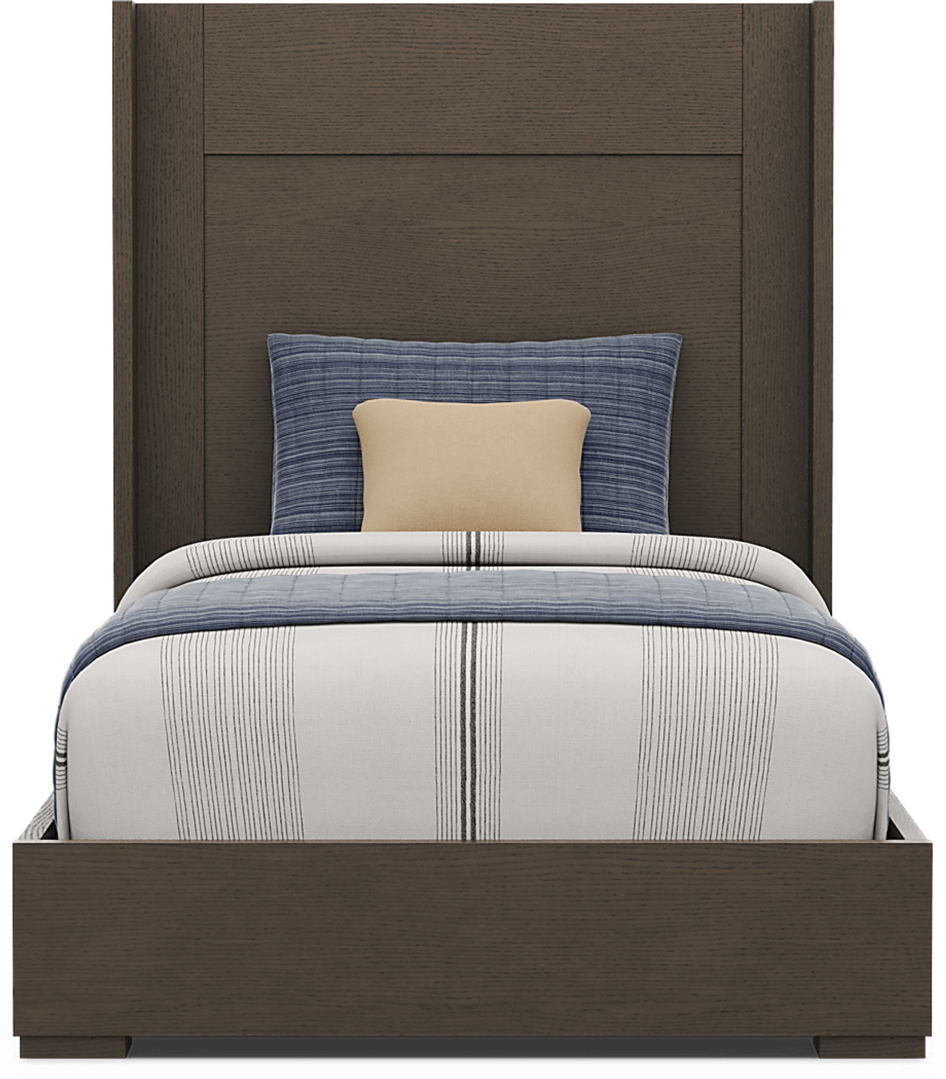 Kids Sierra Summit Brown Oak Twin Panel Bedroom - Image 3