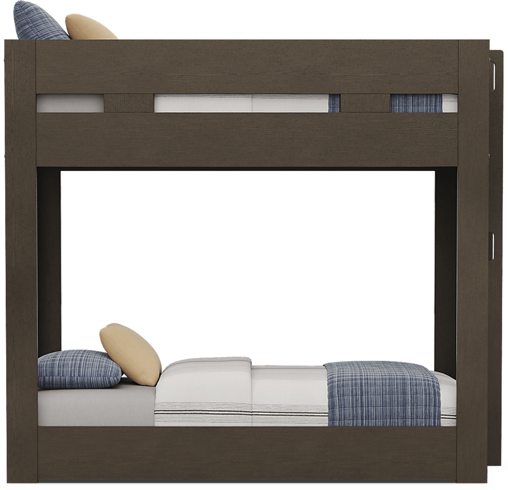 Kids Sierra Summit Brown Oak Twin/Twin Bunk Bed - Image 2
