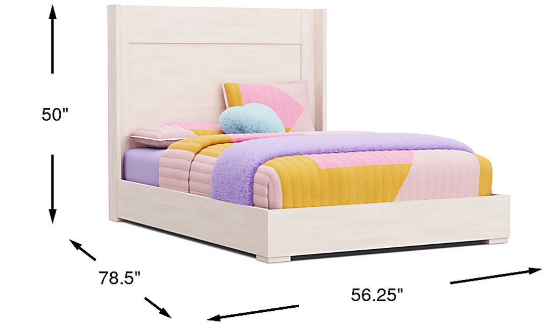 Kids Sierra Summit Linen Full Panel Bed