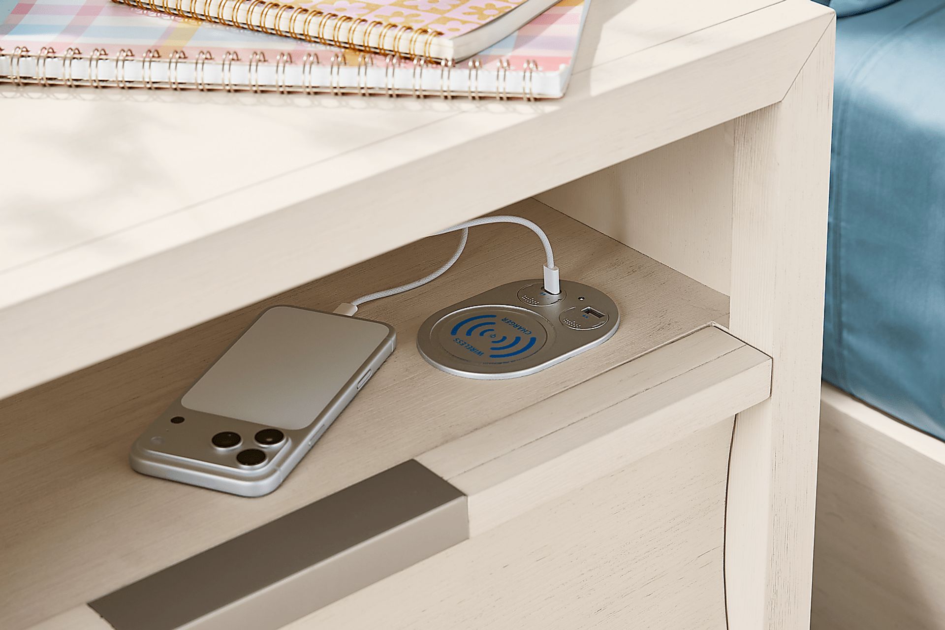 Kids Sierra Summit Linen Nightstand - Image 4