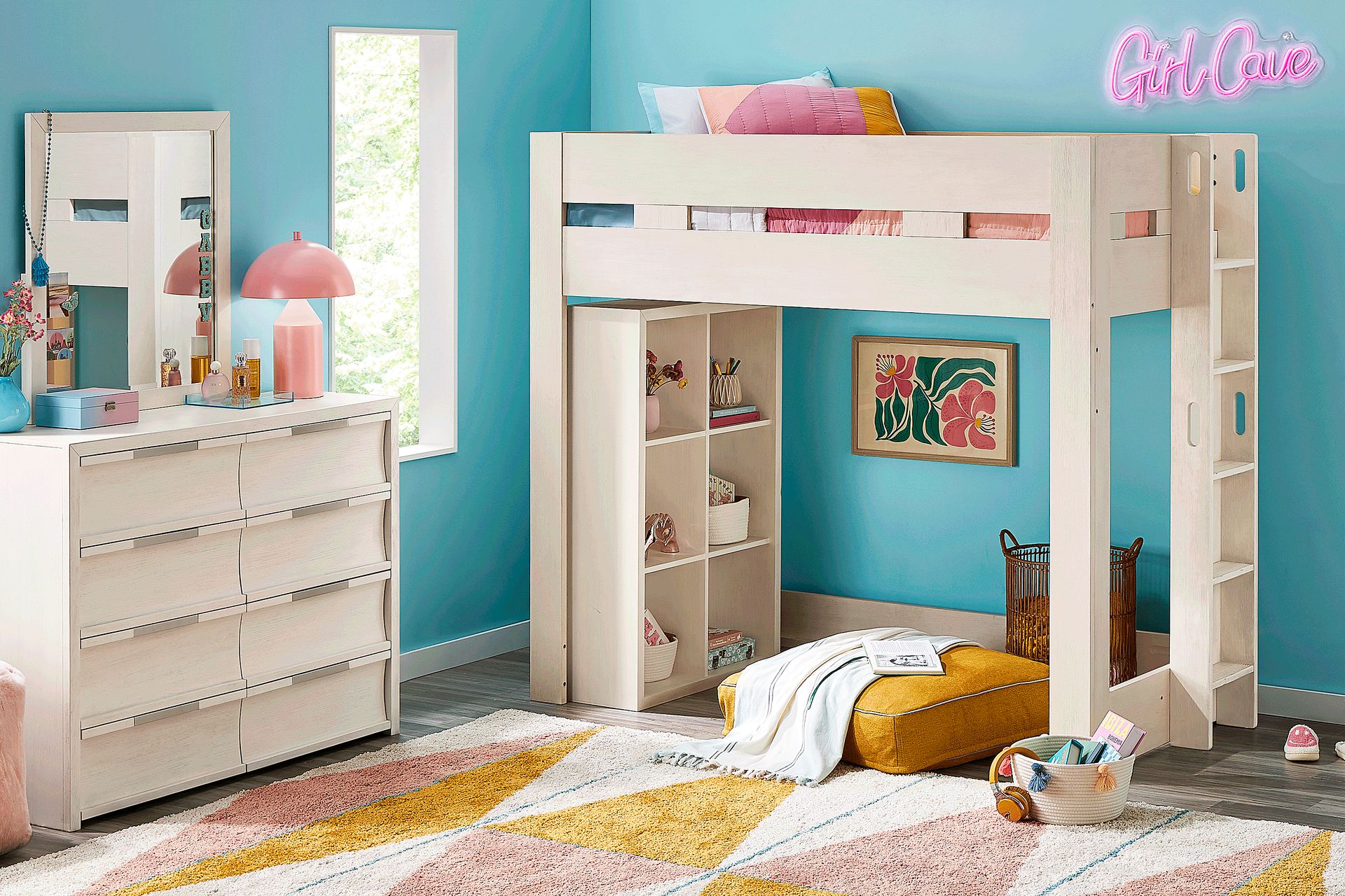 Kids Sierra Summit Linen Twin Loft Bed - Image 3