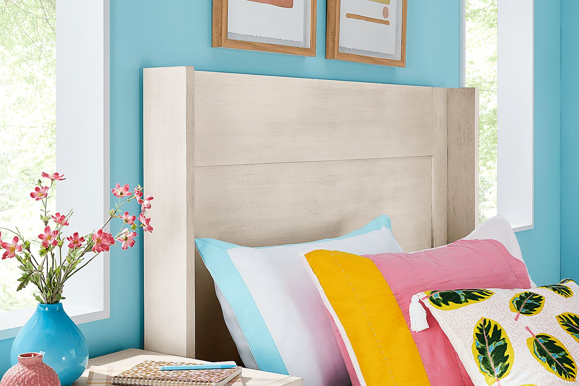 Kids Sierra Summit Linen Twin Panel Bedroom - Image 4